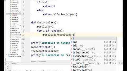 Factorial iterativo y no recursivo en Python Programación TIC 2 Bachillerato IES Monterroso