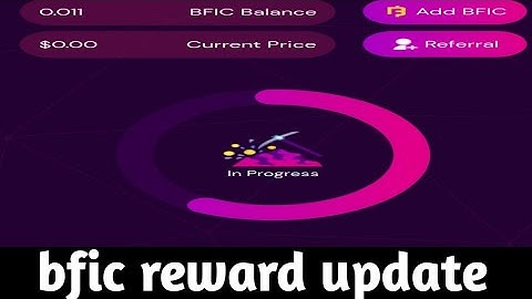 bfic reward withdrawal#bficnetwork #bficmining