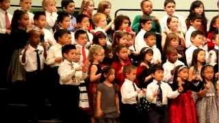 Tyler in School Winter Holiday Program 2012