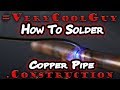 Soldering Copper Pipe - How To Install A Ball Valve - Best Way