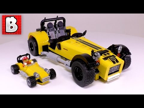 Lego Caterham Seven 620R Set 21307 + Minifigure Scale Custom Build! - YouTube