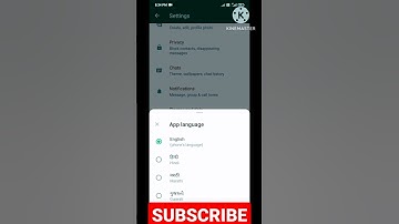 How to change Language in whatsapp || Whatsapp App Language Change #whatsapp