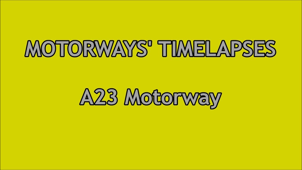 Portuguese Motorways (timelapse): A23 Barquinha-A1 junction (2015)