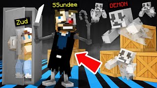 Robots vs Demons in Minecraft (Phasmophobia)