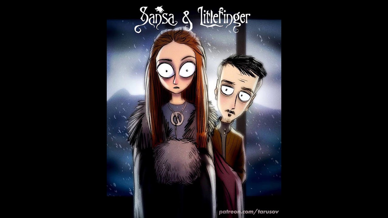 Game of Throne in Tim Burton's style