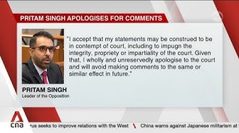 Thumbnail for Pritam Singh apologises, accepts his statements on TV show may be in contempt of court
