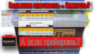 Аккумулятор ТАБ поcле Нано20. Высокая плотность не показатель ёмкости!