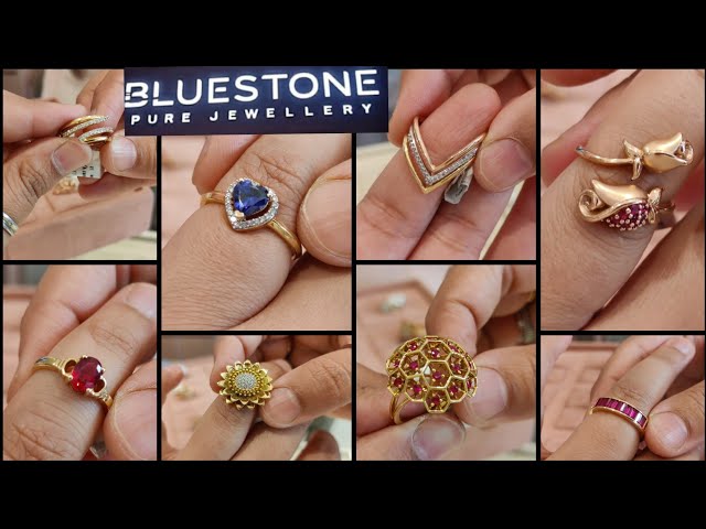 Golden Love Story ✨💍| Engagement Rings by BlueStone | Band ring designs,  Engagement rings, Couple band