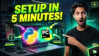 How to Install Python &amp; PyCharm Step by Step (2026 Beginner Guide) 💻🔥