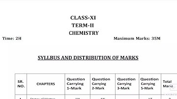 11 Chemistry syllabus term-2 #chemistry #term_2 #syllabus #pseb