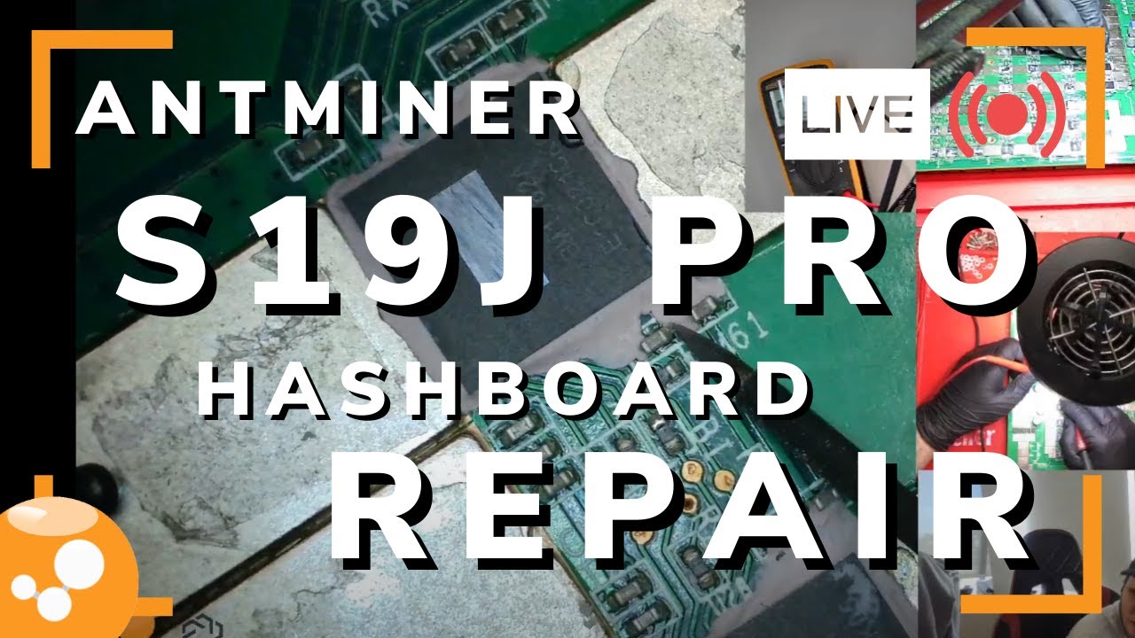 Antminer S19j Pro Hashboard Repair - Bitcoin ASIC Miner Repair LIVE - 017
