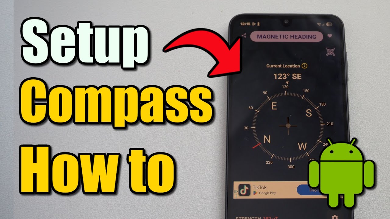 How to use a Compass on your Android Phone (Easy Method) - YouTube