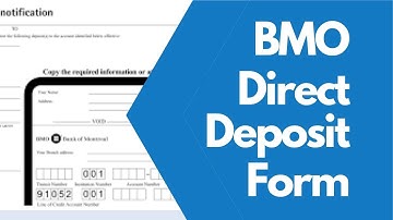 Small Business BMO void cheque with online banking
