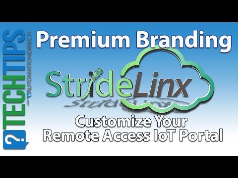 StrideLinx VPN Premium Branding - Customized Remote PLC Access IoT Portal