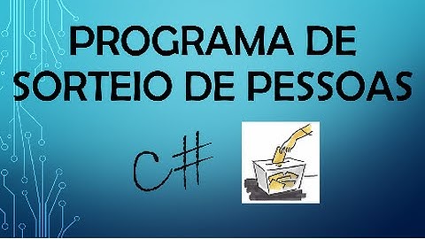Programa de Sorteio - Linguagem C#