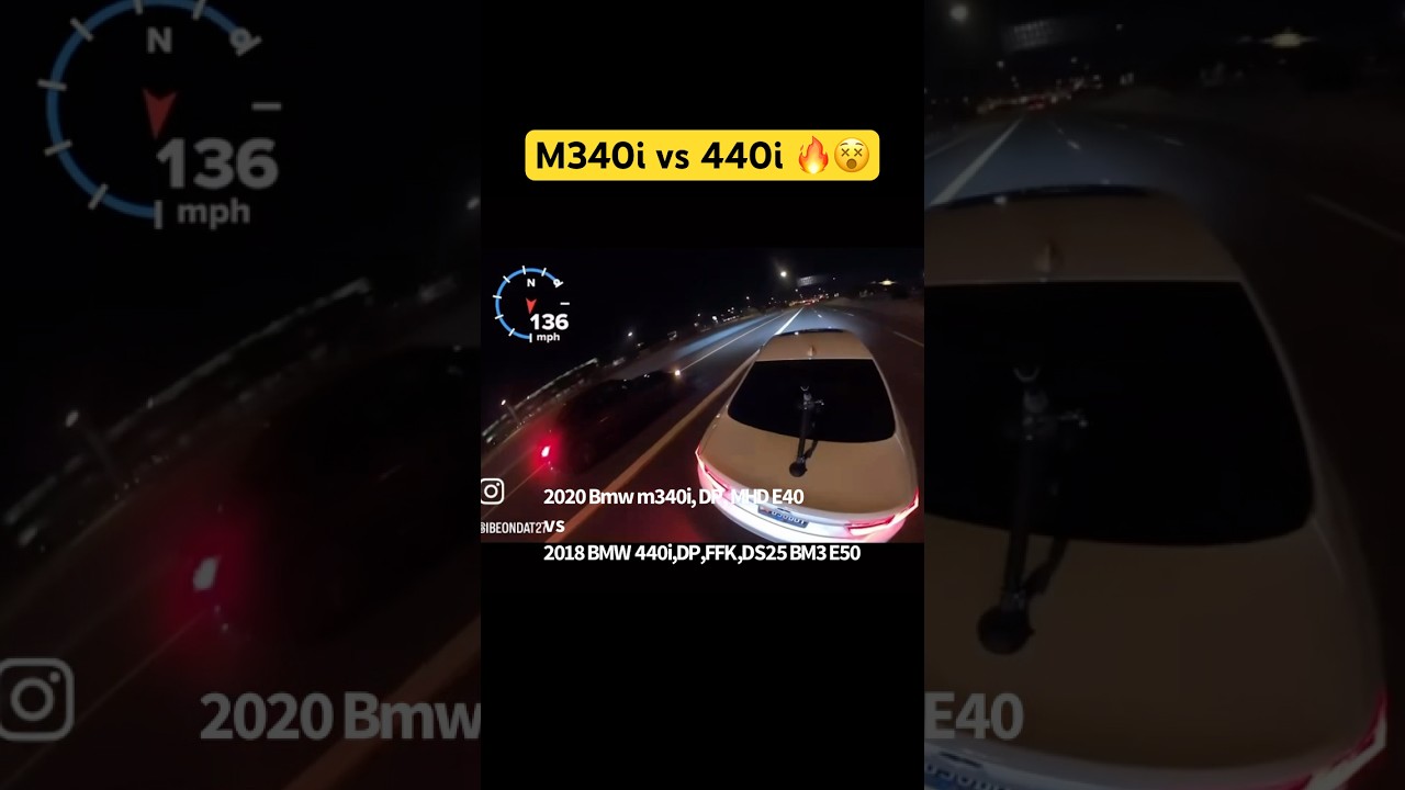 BMW M340i stage 2 E40 vs BMW 440i Stage 2+ E50 #b58 #bmw - YouTube