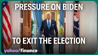 Pressure mounts on President Biden to exit the 2024 election