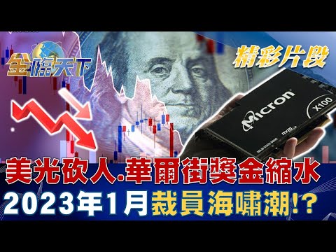 美光虧損砍人.華爾街獎金縮水 2023年1月裁員海嘯潮！？ | 金臨天下 20221222@tvbsmoney