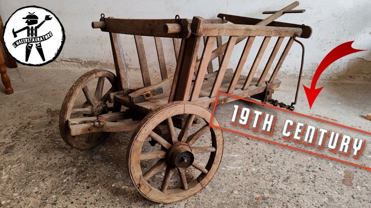 Я восстановил тележку XIX века, используя традиционные методы