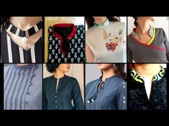 Trendy Collar Neck Design For Kurti Full Cutting and Stitching || Beautiful Collar  Neck Design - YouTube