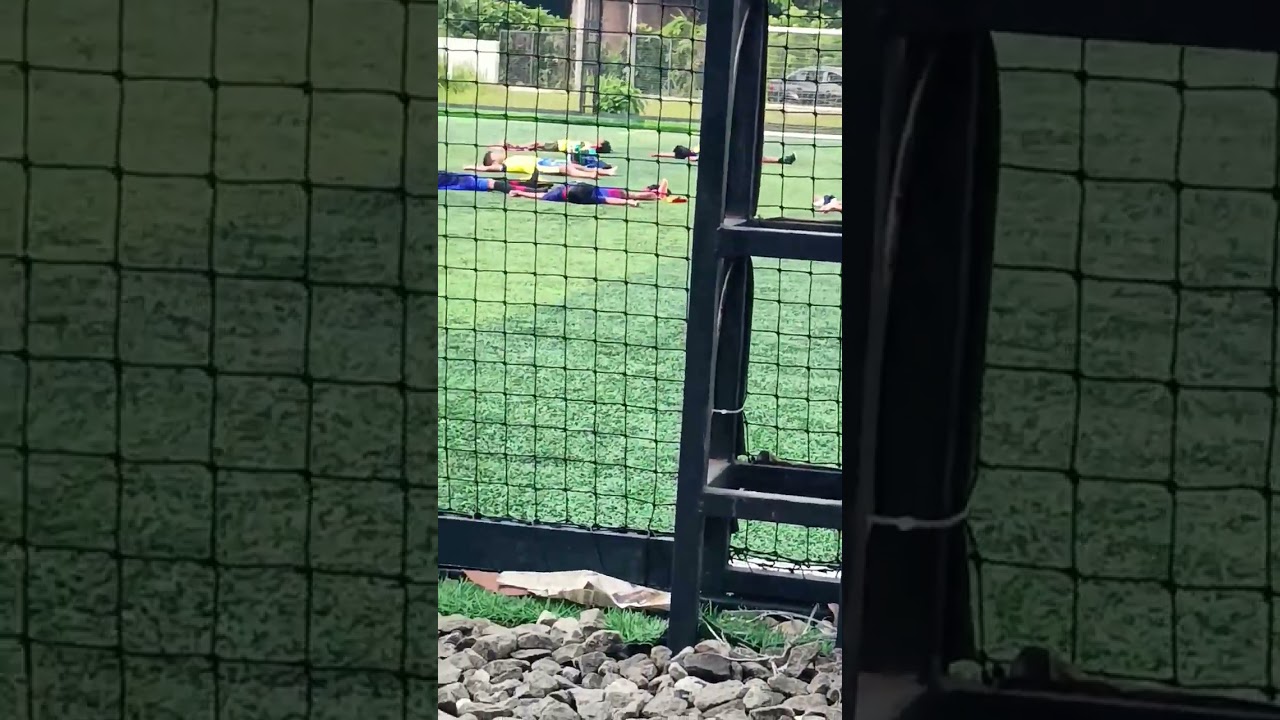 Attingal Sports Arena warm down for kids 