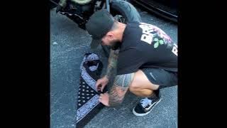 Easiest mod for your Harley Sportster! Bandana Fork Wrap Tutorial