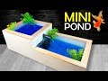 How to Make a MINI POND or WATER FOUNTAIN at Home