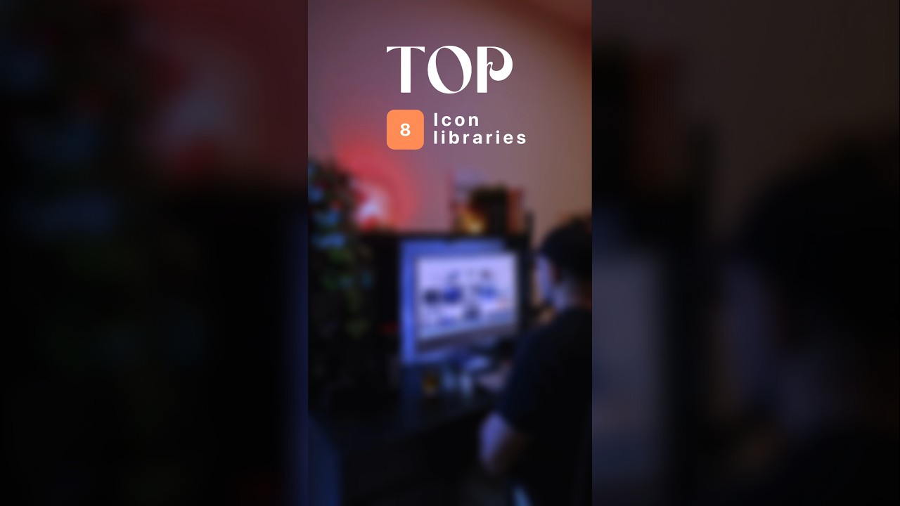 🎨 8 лучших рекомендуемых библиотек иконок для UI/UX-дизайнеров! 