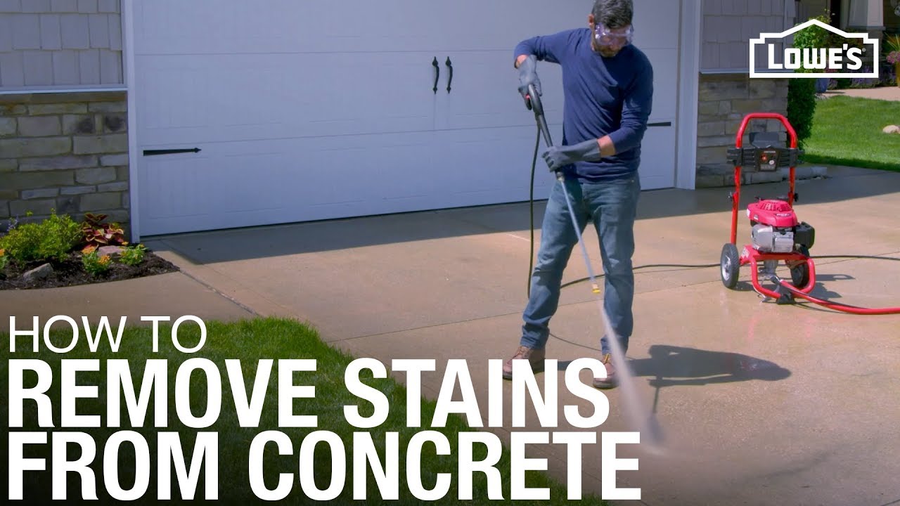 How to Remove Oil Stains from a Concrete Driveway