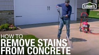 How to Remove Oil Stains from a Concrete Driveway
