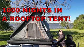 1000 NIGHTS IN AN ALUCAB R.T.T.. WATCH BEFORE YOU BUY A ROOFTOP TENT.