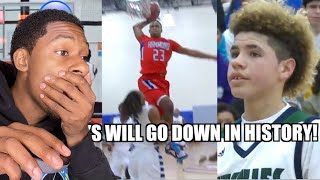 RICOREACTS TO BEST HS BASKETBALL PLAYS EVER CAUGHT ON CAMERA!!