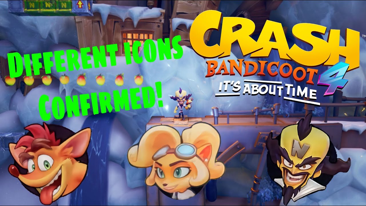 picture Crash Bandicoot 4 Life Icon unique character icons confirmed