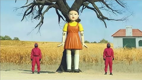 bridge squid game secene/glass bridge/ Squid game season 2 /squad game red light green light game