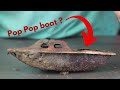 Pop pop boat restoration  found in river 