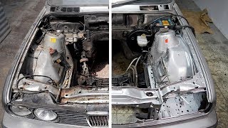 Getting The Engine Bay Ready  BMW E30 Touring Engine Bay Clean Up | Ep 1