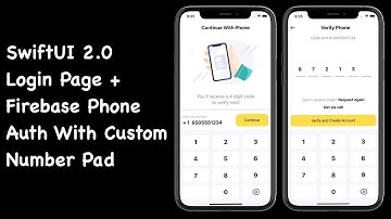 SwiftUI 2.0 Login Page With Firebase Phone Auth - Part 1: Designing - SwiftUI 2.0 Tutorials