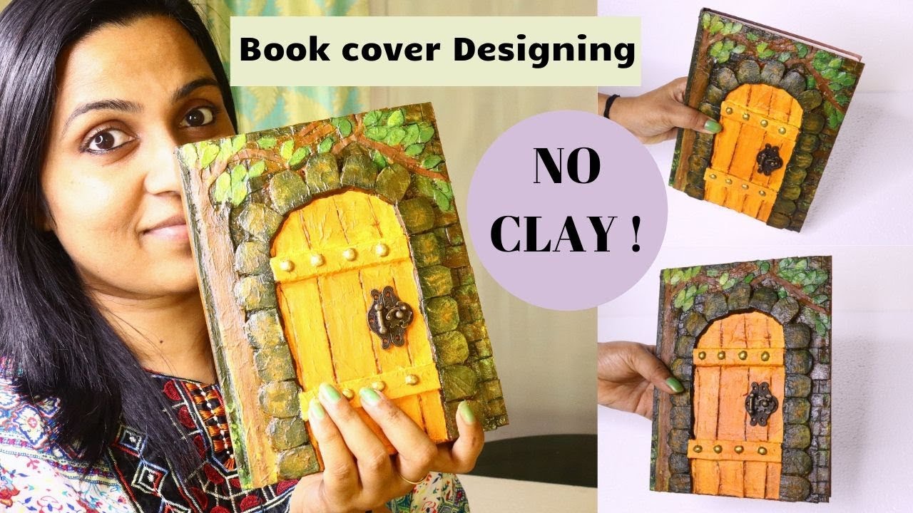 Awesome Book Cover Making Idea / No Clay Used /Cardboard Craft By Aloha  Crafts - Youtube