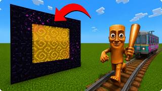 How To Make A Portal To The Subway Runner: Parkour Game Dimension in Minecraft! 😱 screenshot 2