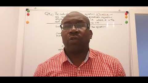 #Mathematics#: #Cameroon GCE #GCE #Advanced Level #cameroongce Rootsofequationd#Quadratic #equations