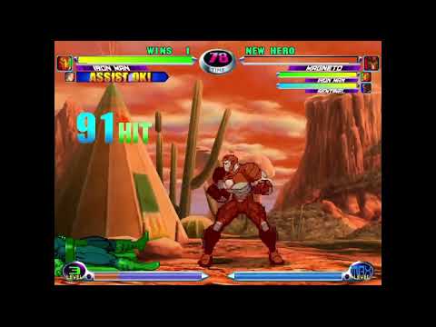 MvC2: Josh 360 - Iron Man 1-Player Mode for 44 Sec (200% Sequence) .:7.15.22:.