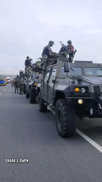 Konvoi Ranpur Komodo Tni Bikin macet Di jalan Tol