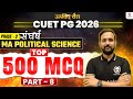 CUET PG 2026 MA Political Science | Top 500 MCQ Part - 8 | cuet pg 2026 crash course | Umeed Batch