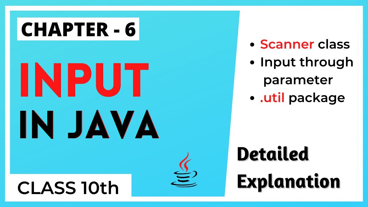 How to Input in Java || Concepts Of Computer - YouTube