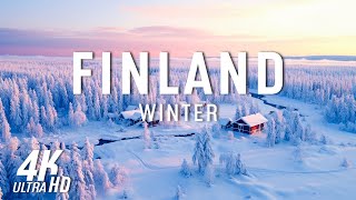 Winter Finland 4K Ultra HD • Stunning Footage Finland, Scenic Relaxation Film with Calming Music