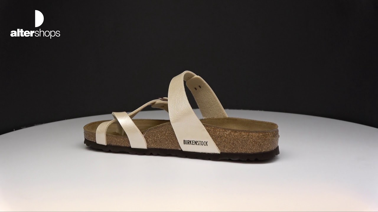 birkenstock mayari pearl white