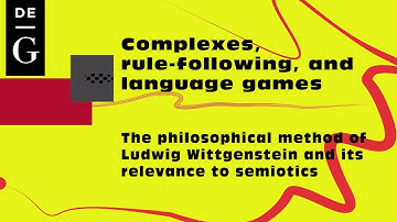 Complexes, rule-following and language games