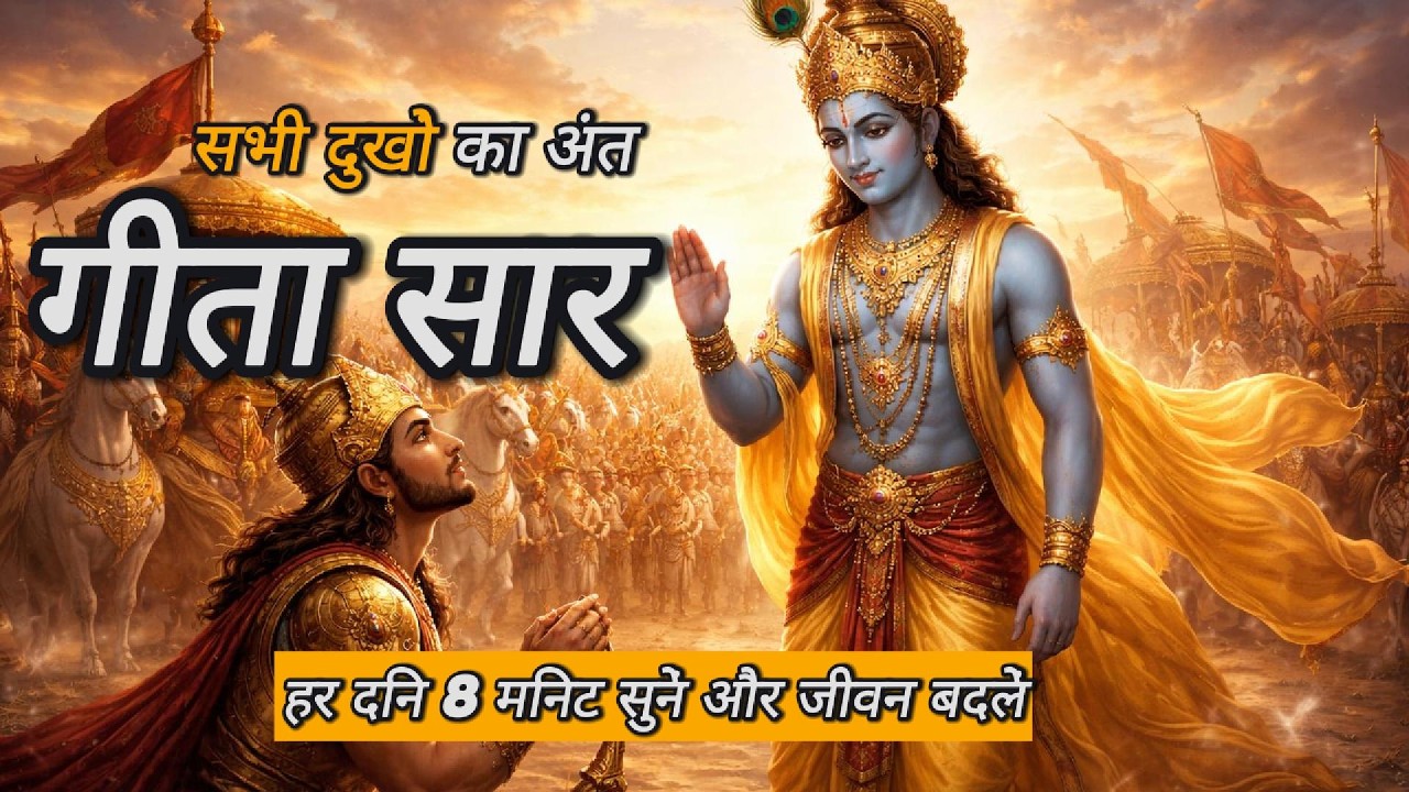 श्री कृष्ण का दिव्य उपदेश – Bhagavad Gita 8 Min Daily Motivation