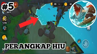 Perangkap Hiu Raft Android - Epic Raft : Fighting Zombie Shark Survival Games Part 5 screenshot 3