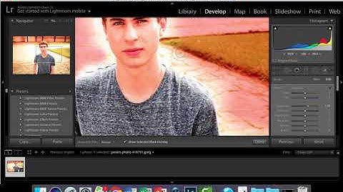 Adobe Lightroom Shallow Depth of Field